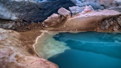 Landscapes nature water room blue Canada British Columbia lakes 