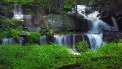 Landscapes nature waterfalls