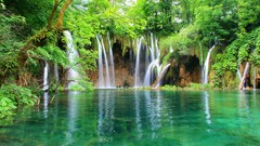 Landscapes nature waterfalls