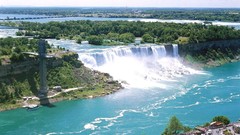 Landscapes nature waterfalls