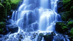 Landscapes nature waterfalls