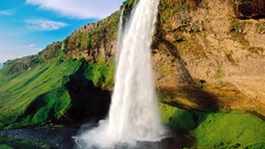 Landscapes nature waterfalls