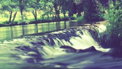 Landscapes nature waterfalls