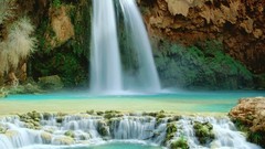 Landscapes nature waterfalls