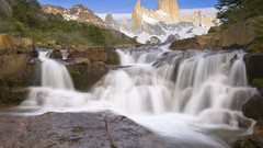 Landscapes nature waterfalls