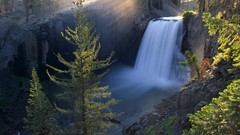 Landscapes nature waterfalls