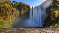 Landscapes nature waterfalls