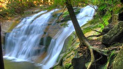 Landscapes nature waterfalls