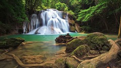 Landscapes nature waterfalls
