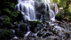 Landscapes nature waterfalls