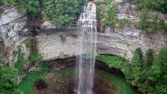 Landscapes nature waterfalls