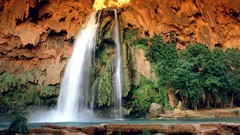 Landscapes nature waterfalls