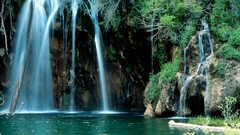 Landscapes nature waterfalls