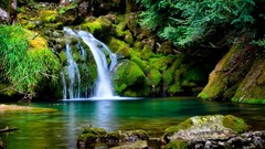 Landscapes nature waterfalls