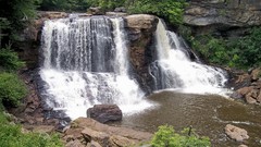 Landscapes nature waterfalls