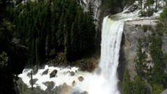 Landscapes nature waterfalls