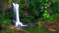 Landscapes nature waterfalls