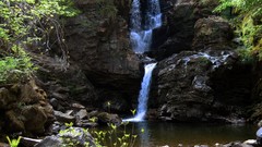 Landscapes nature waterfalls