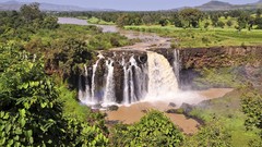 Landscapes nature waterfalls