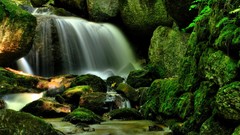 Landscapes nature waterfalls