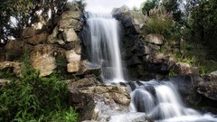 Landscapes nature waterfalls