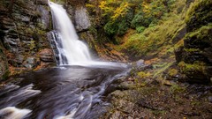 Landscapes nature waterfalls