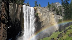 Landscapes nature waterfalls