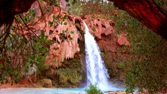 Landscapes nature waterfalls