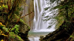 Landscapes nature waterfalls