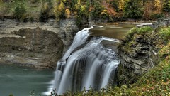 Landscapes nature waterfalls