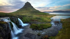 Landscapes nature waterfalls