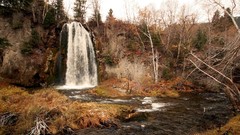 Landscapes nature waterfalls
