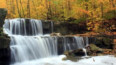 Landscapes nature waterfalls
