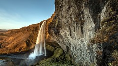 Landscapes nature waterfalls