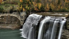 Landscapes nature waterfalls