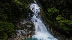 Landscapes nature waterfalls