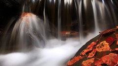 Landscapes nature waterfalls long exposure