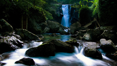 Landscapes nature waterfalls rivers