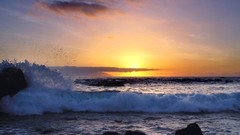 Landscapes nature waves