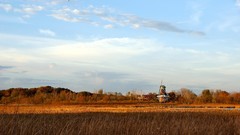 Landscapes nature windmills