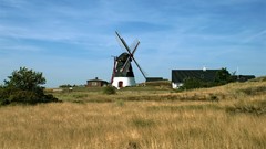 Landscapes nature windmills