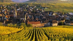 Landscapes nature wine France Villages