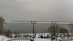 Landscapes nature winter amur