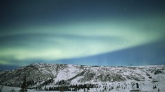 Landscapes nature winter lights Alaska skyscapes