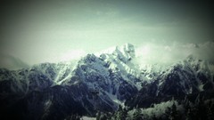 Landscapes nature winter Mountains