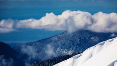 Landscapes nature winter Mountains