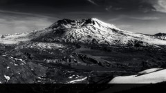Landscapes nature winter Mountains monochrome