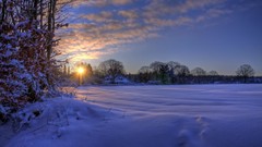 Landscapes nature winter snow