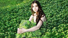 Landscapes nature woman brunettes