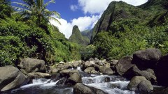 Landscapes Needles Hawaii Parks valleys